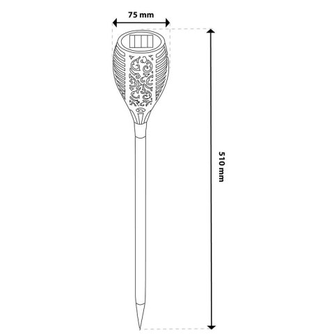 LUMILED LAMPA SOLARNA WBIJANA POCHODNIA IGNIS 1800K