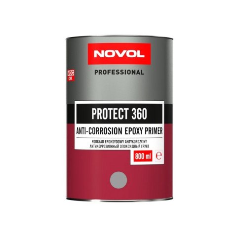 NOVOL PODKŁAD EPOKSYDOWY PROTECT 360 1:1 0.8L SZARY
