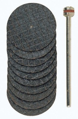PROXXON TARCZA TNĄCA ZE SPLOTEM 22MM + TRZPIEŃ, 10 SZT.