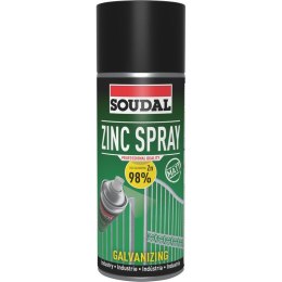 SOUDAL PREPARAT OCYNK W SPRAYU ZINC SPRAY MATOWY 98% ACRYL 400ML