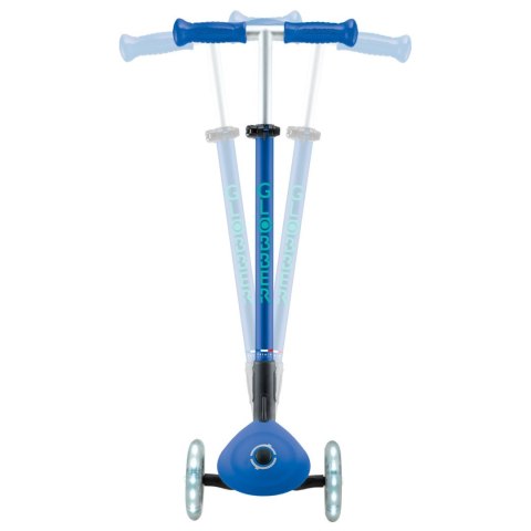 Globber Primo Foldable Plus Lights Dzieci Klasyczna hulajnoga Niebieski, Granatowy (marynarski)