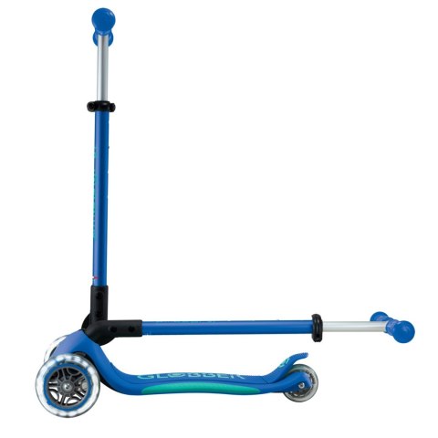 Globber Primo Foldable Plus Lights Dzieci Klasyczna hulajnoga Niebieski, Granatowy (marynarski)