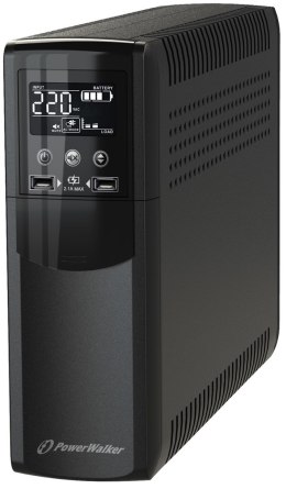 UPS PowerWalker VI 1000 CSW FR line-interactive 1kVA 6000W 4x gniazdo sieciowe