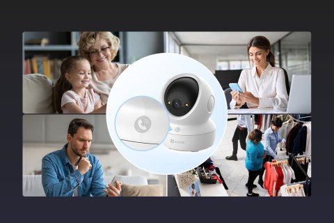 EZVIZ H6c G1 4K Kulisty Kamera bezpieczeństwa IP Wewnętrzna 3840 x 2160 px Sufit/ściana/biurko