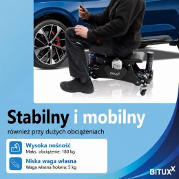 Warsztatowy stołek taboret organizer mobilny stabilny