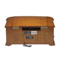 Drewniane centrum muzyczne retro Denver MRD-51 z gramofonem