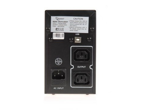 Gembird Zasilacz awaryjny UPS ENERGENIE Power Cube UPS-PC-850AP (Desktop, TWR; 850VA)