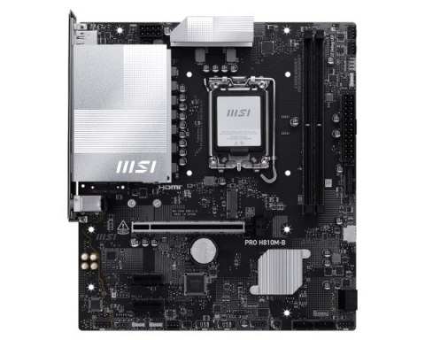 MSI PRO H810M-B płyta główna Intel H810 LGA 1851 (Socket V1) micro ATX