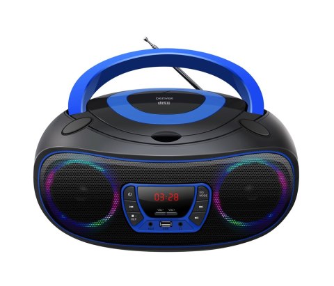 Przenośny odtwarzacz CD Denver TCL-212BT BLUE cd Czarny, Niebieski