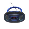 Przenośny odtwarzacz CD Denver TCL-212BT BLUE cd Czarny, Niebieski