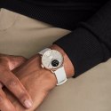 Zegarek hybrydowy Withings ScanWatch 2 - Stal nierdzewna - Hybrydowy inteligentny zegarek z paskiem - Fluoroelastomer - Rozmiar 
