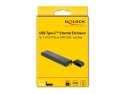 DeLOCK Obudowa zewnętrzna USB Type-C na M.2 NVMe PCIe lub SATA SSD - Beznarzędziowa