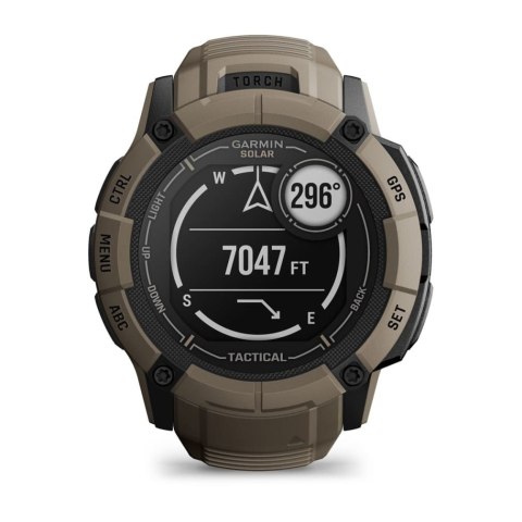 Garmin Instinct 2X Solar Tactical Edition 2,79 cm (1.1") MIP 50 mm Cyfrowy 176 x 176 px Ekran dotykowy Zielony GPS
