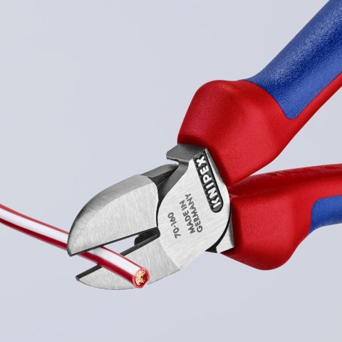 KNIPEX SZCZYPCE TNĄCE BOCZNE 160MM, POWLEKANE
