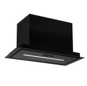 Okap do zabudowy MAAN Helios 60 cm | sterowanie przyciskami | LED | czarny
