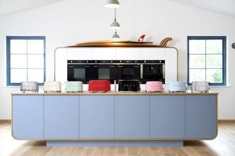 Smeg TSF01CREU toster 6 2 kaw. 950 W Kremowy