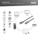 Digitus Adapter kabel DisplayPort na HDMI Typ A 4K Digitus 1.8 m DB-340202-018-S czarny