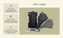 Mill Mill | Grzejnik | CUS1800MECWA | Grzejnik z wentylatorem | 1800 W | Liczba stopni mocy: 2 | Przeznaczony do pomieszczeń o powier