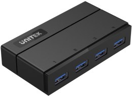 Huby i koncentratory USB UNITEK Y-HB03001 3.2 Gen 1 5000 Mbit/s Czarny