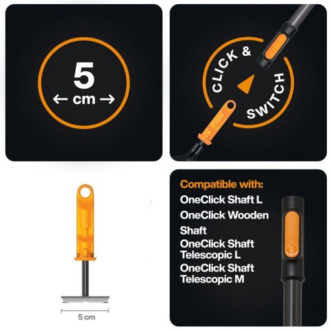 FISKARS MOTYCZKA Z WIDEŁKAMI ONECLICK
