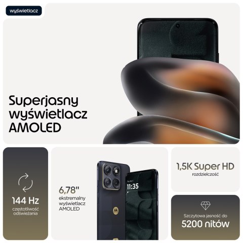 Motorola edge 70 fusion FIFA Edition 17,2 cm (6.78") Dual SIM Android 16.0 5G USB Type-C 8 GB 256 GB 5200 mAh Czarny