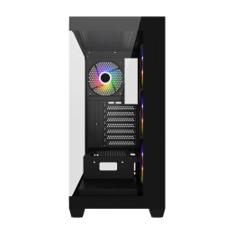FSP Obudowa FSP M340-BA Mid Tower Czarna bez zasilacza, kompatybilna z ATX, Micro ATX, Mini-ITX, 7 gniazd rozszerzeń, 12 miesięcy gw