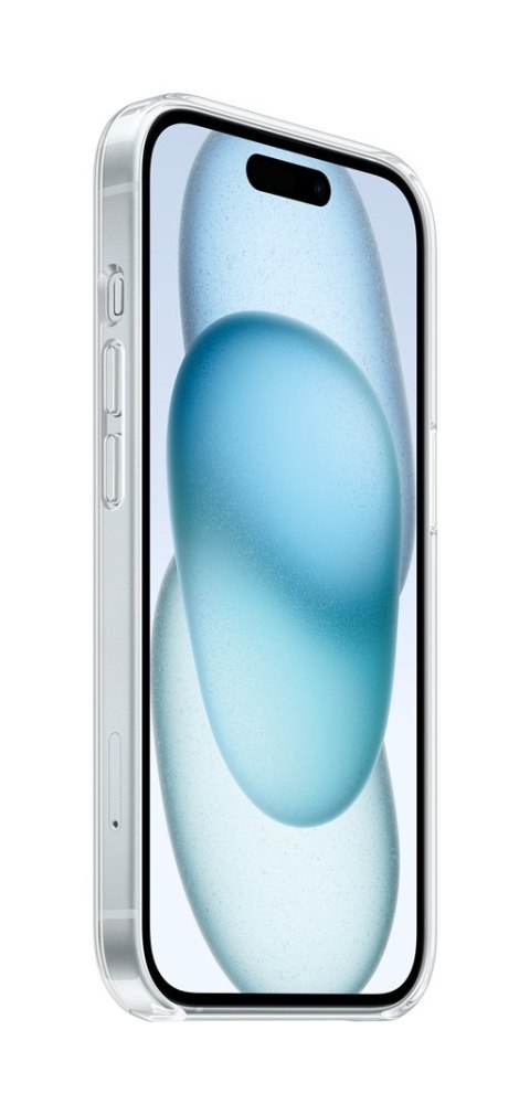 Apple - Obudowa tylna do telefonu komórkowego - Kompatybilna z MagSafe - Poliwęglan - Przezroczysta - do iPhone 15 (MXRK3ZM/A)