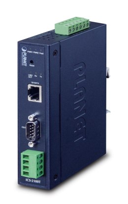 PLANET IP30 Industrial 1-Port serwer portów szeregowych