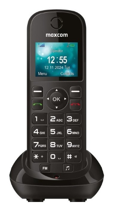 MaxCom Comfort MM35D SE telefon komórkowy 4,5 cm (1.77") 86 g Czarny Telefon dla seniora