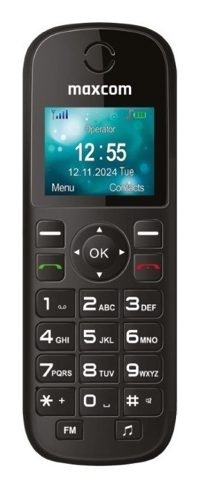 MaxCom Comfort MM35D SE telefon komórkowy 4,5 cm (1.77") 86 g Czarny Telefon dla seniora