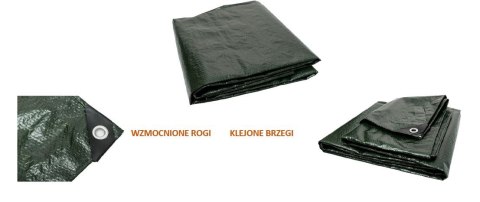UN PLANDEKA 70G/M2 2*3M ZIELONA