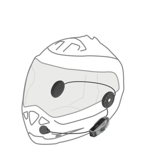 INTERPHONE Interkom motocyklowy INTERPHONE U-COM 6R, komplet na 1 kask