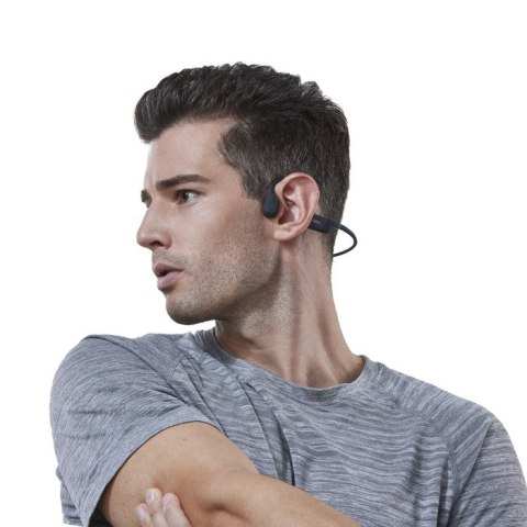 SHOKZ Słuchawki bezprzewodowe kostne Shokz OpenRun USB-C czarne