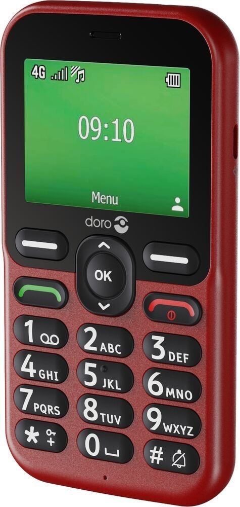 Doro Leva E10 6,1 cm (2.4") 118,9 g Czerwony Telefon dla seniora