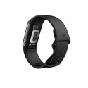 Lokalizator aktywności Fitbit Charge 6 z silikonowym uendelighedsband, obsydian, Bluetooth, NFC, 37.64 g