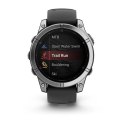 Zegarek sportowy Garmin Fenix E AMOLED 47mm Czarny