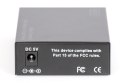 Digitus Gigabitowy konwerter medialny wielomodowy/jednomodowy SFP
