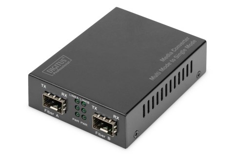 Digitus Gigabitowy konwerter medialny wielomodowy/jednomodowy SFP