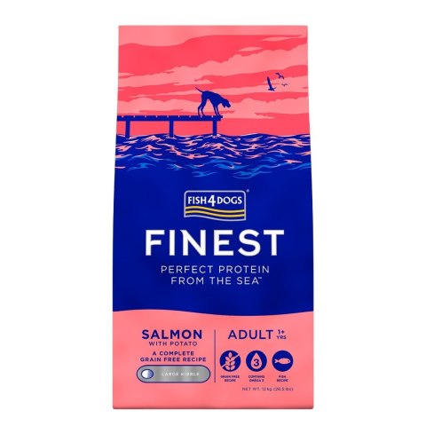 FISH4DOGS Fish4Dogs Finest Salmon Adult 12kg