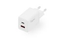 Digitus Digitus Ładowarka GaN 45W USB-C + USB-A DA-10302 biała