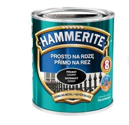 HAMMERITE EMALIA HAMMERITE CZARNY SATYNOWY PÓŁMAT 0,7L