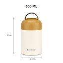 TERMOS OBIADOWY 500ml Z MISKĄ I SKŁADANĄ ŁYŻKĄ E-8250