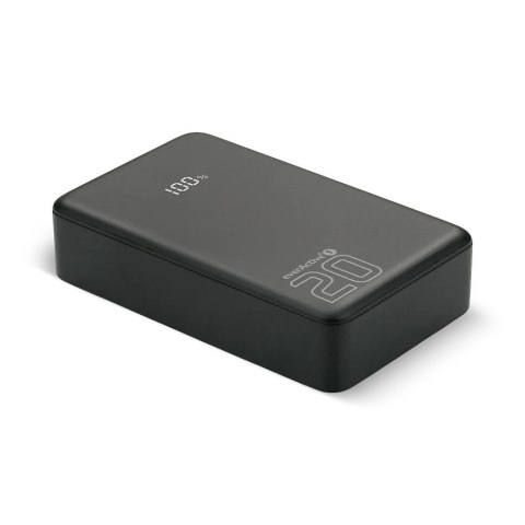 Everactive EVERACTIVE POWERBANK 20 000MAH, 1X USB, 2X USB-C, 20W, QC4+, WYŚWIETLACZ LCD, CZARNY EB-22QB