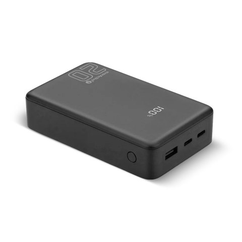 Everactive EVERACTIVE POWERBANK 20 000MAH, 1X USB, 2X USB-C, 20W, QC4+, WYŚWIETLACZ LCD, CZARNY EB-22QB