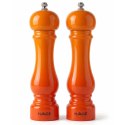 ZESTAW RĘCZNYCH MŁYNKÓW DO PIEPRZU I SOLI 22cm HAGE ORANGE