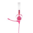 BUDDYPHONE Słuchawki dzieci 3+ 85dB z mikrofonem StudyBuddy różowe BP-SB-PINK-01