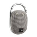 TECHLY Głośnik Bluetooth 5.3, 5W, TWS, LED, USB MicroSD MP3, szary 365696