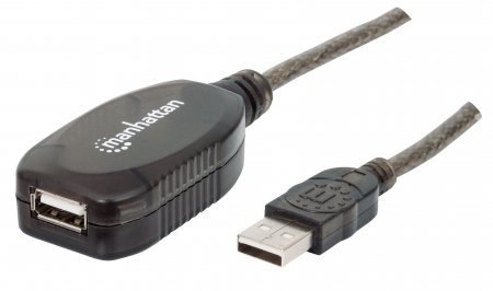 TECHLY Kabel USB 2.0 przedłużacz aktywny USB-A na USB-A M/F 10 m 150248