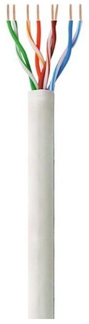 TECHLY Kabel skrętka Cat5e UTP linka 100 m CCA szary ITP8-FLU-0100