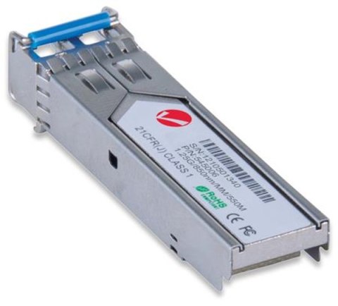 TECHLY Moduł SFP 1.25G, LC Duplex MM, 550 m, 1000Base-SX, 850nm, miniGBIC, MSA 545006
